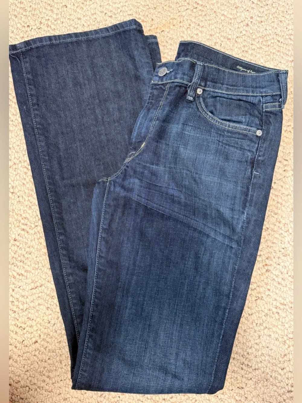 Citizens of Humanity Flare Jeans Size 30 Dark Wash Bootcut Made‎ in USA